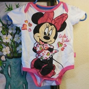 Too Cute Minnie mouse onesie